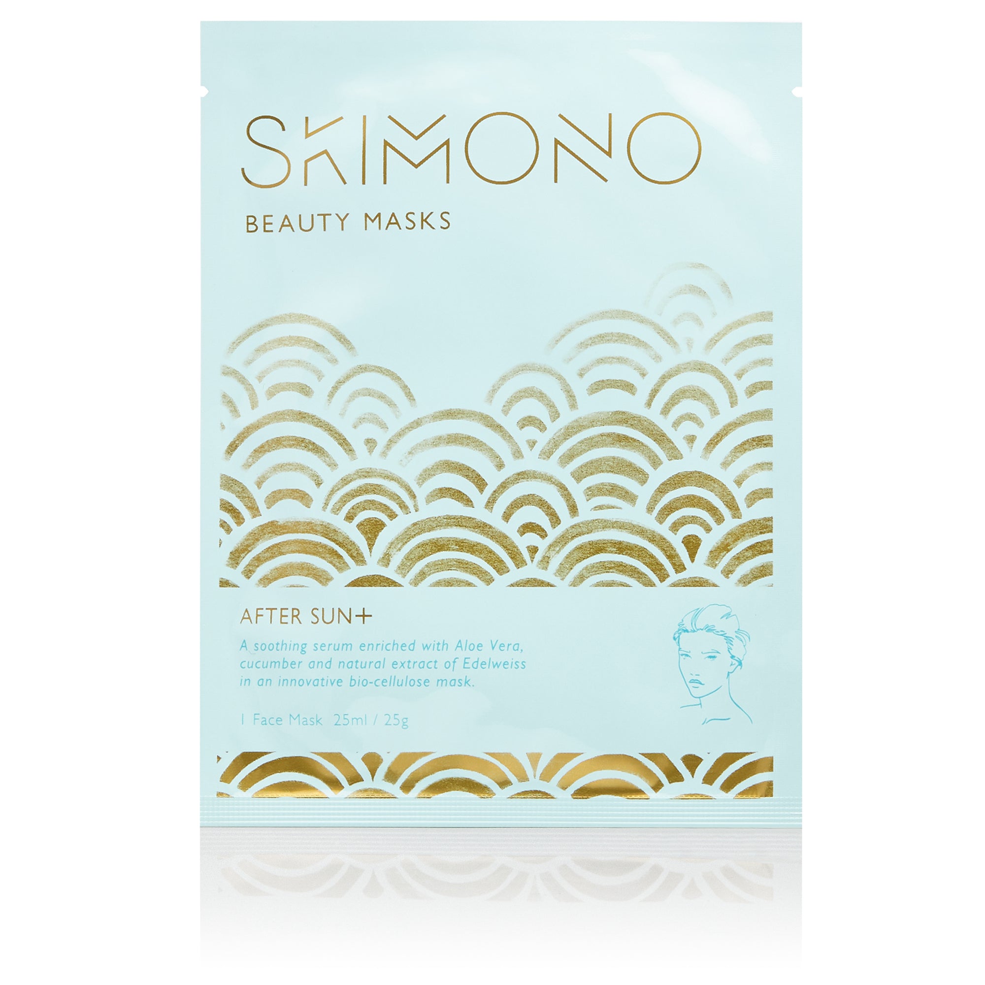 Skimono After Sun+ Bio-Cellulose Face Mask