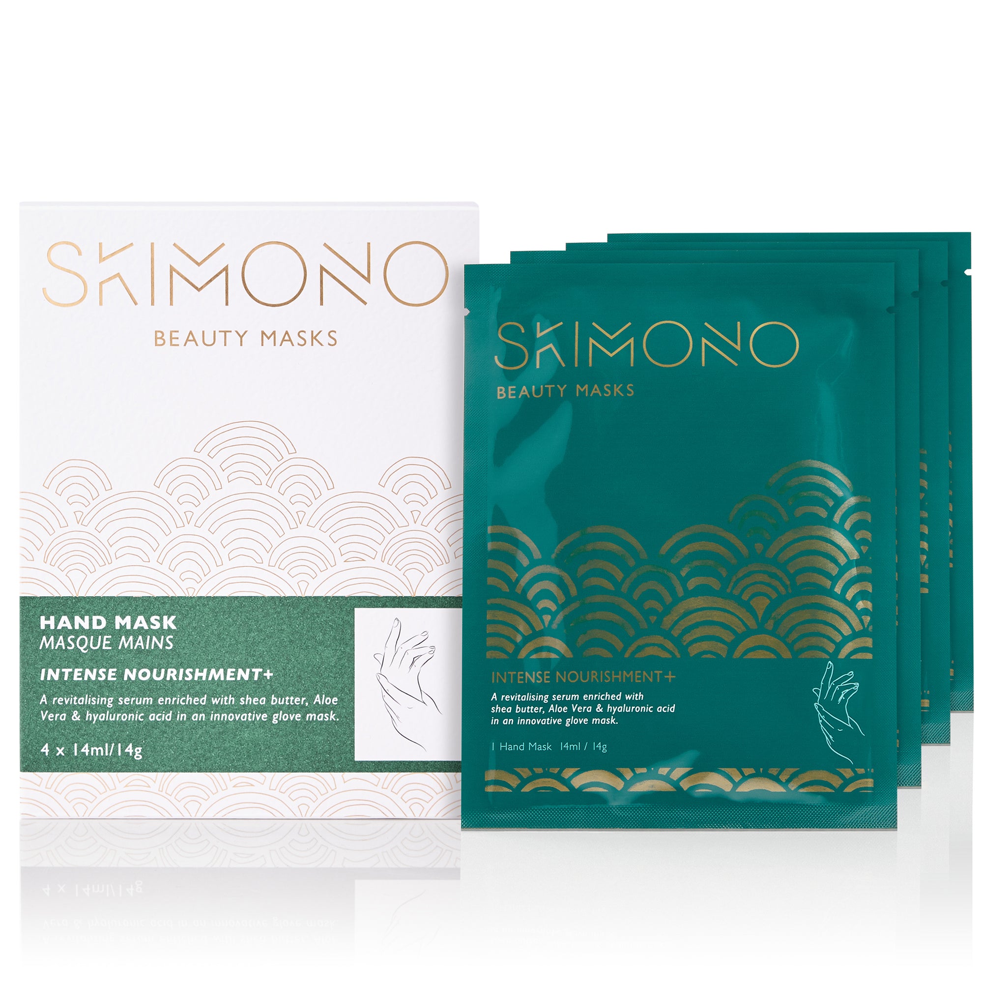 Skimono Intense Nourishment+ Hand Masks (4 Pack)