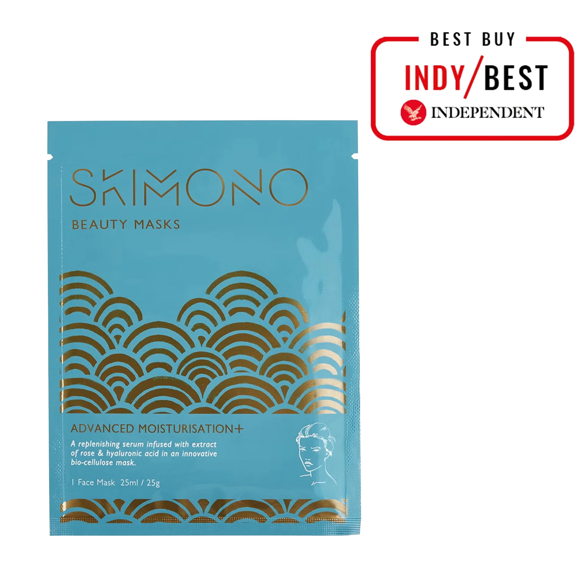 Advanced Moisturisation+ Bio-Cellulose Face Masks (4 Pack)