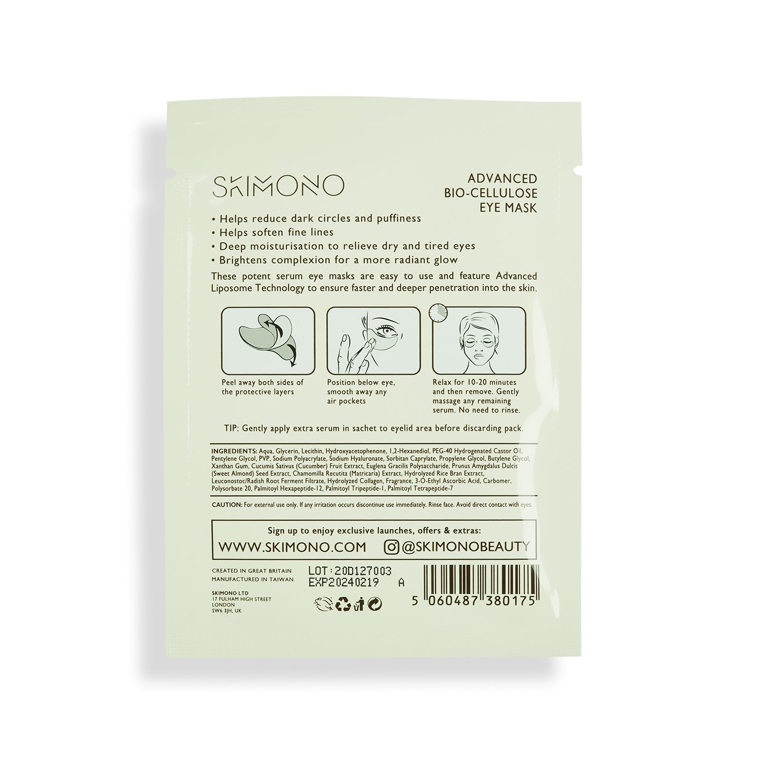 Radiance Recovery 4c Eye Masks